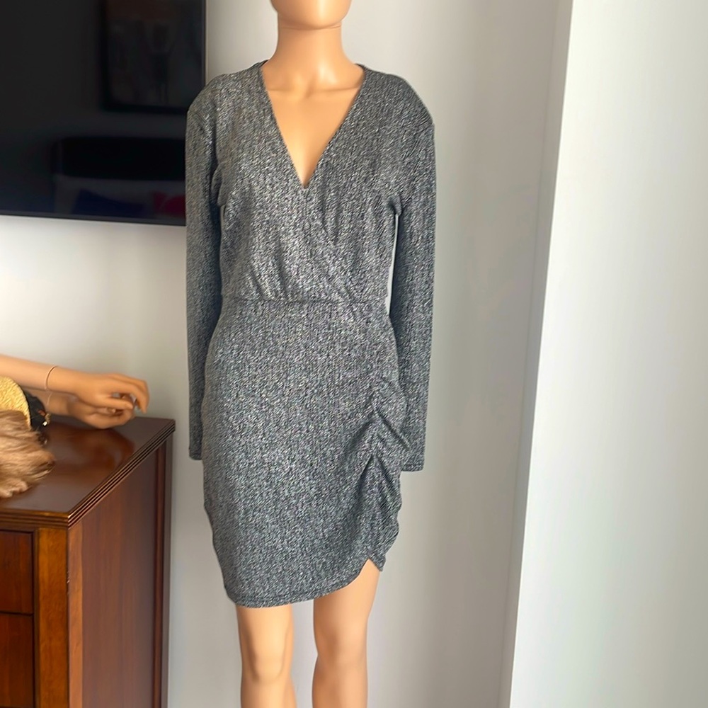 NWT SILVER/BLACK SHIMMERING LUREX MINI